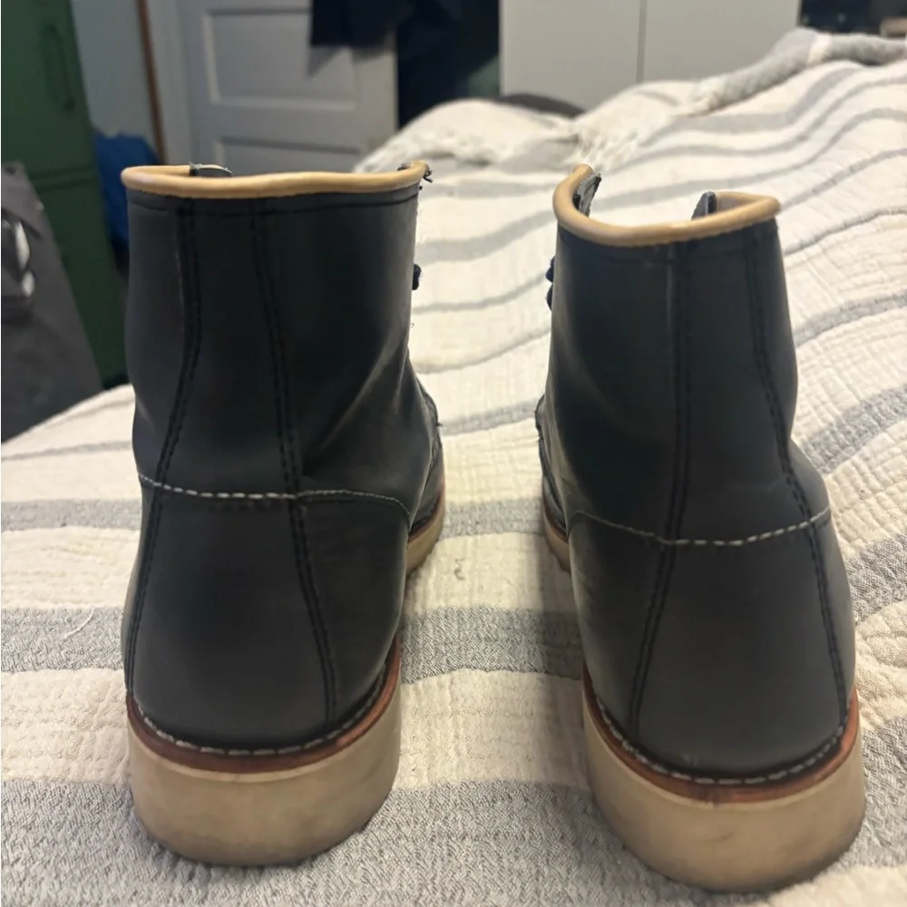 Red Wing Moc Boots Navy Blue Womens 9 - Picture 3 of 6